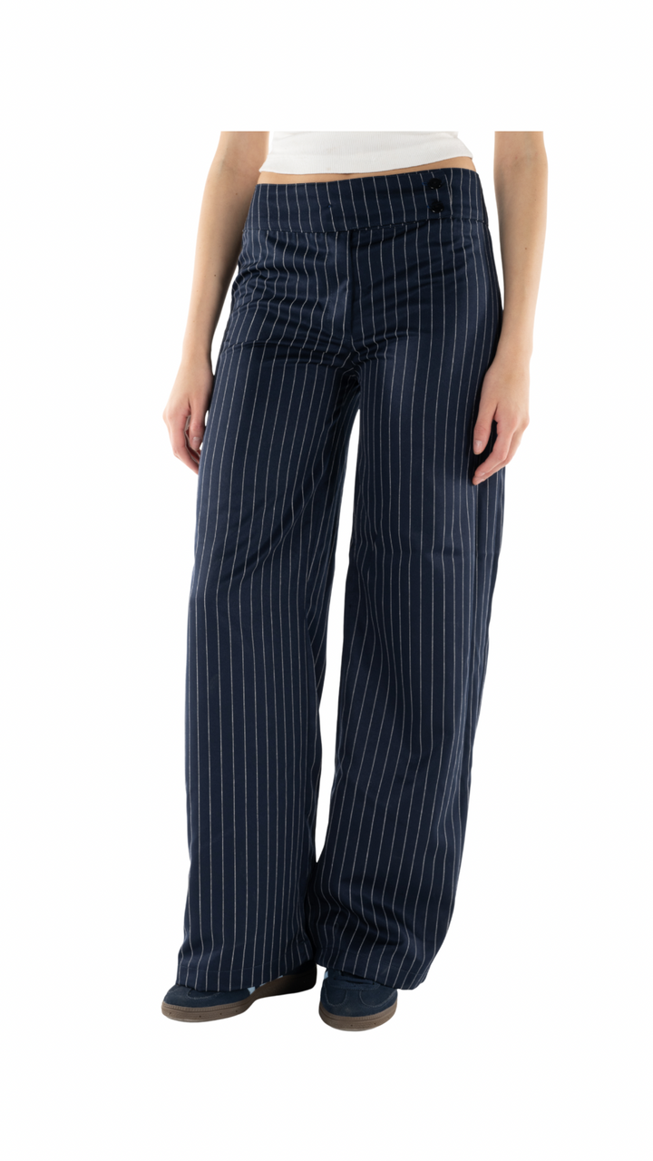Navy Tailored Pants