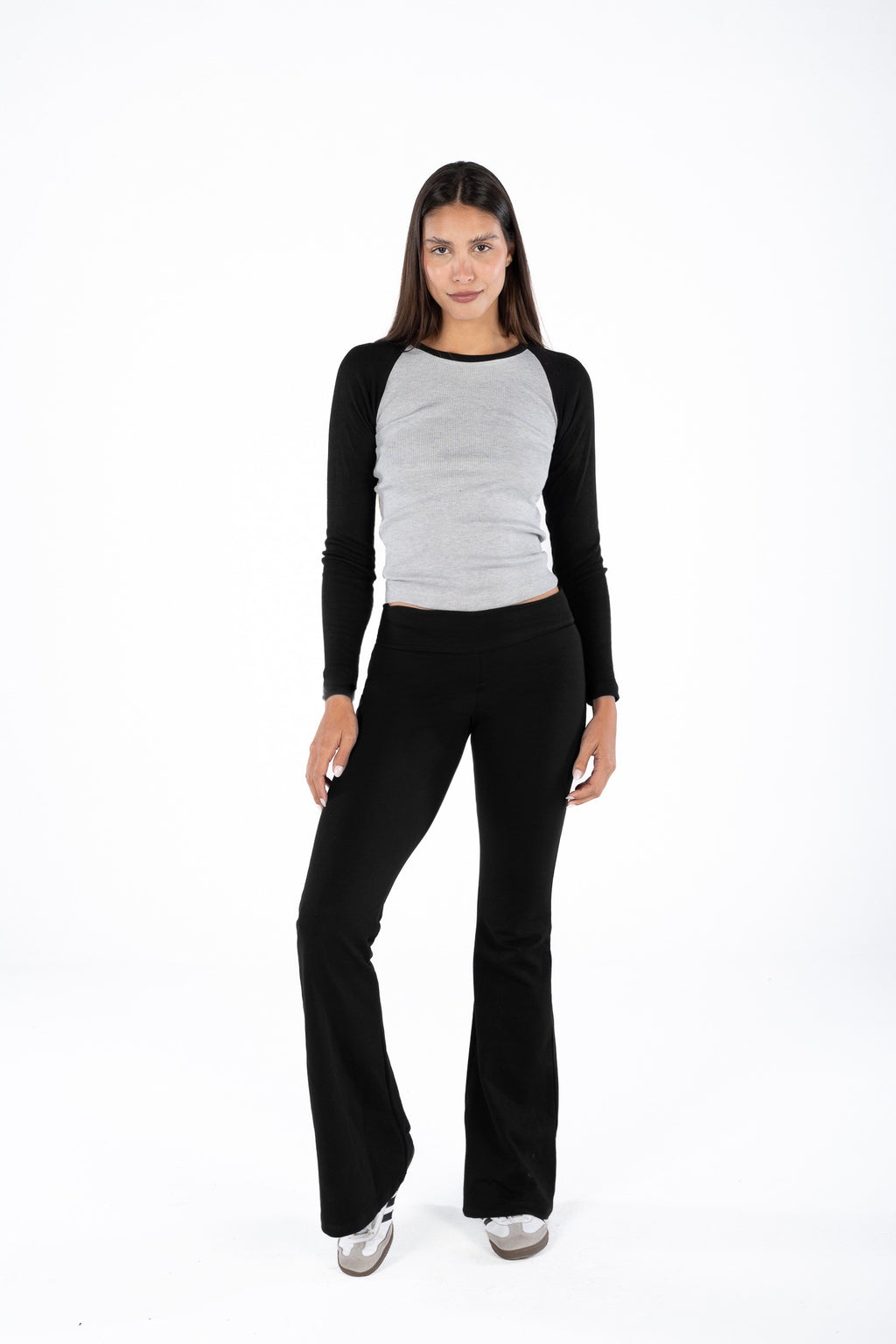 Black x Grey Baseball Long Sleeve