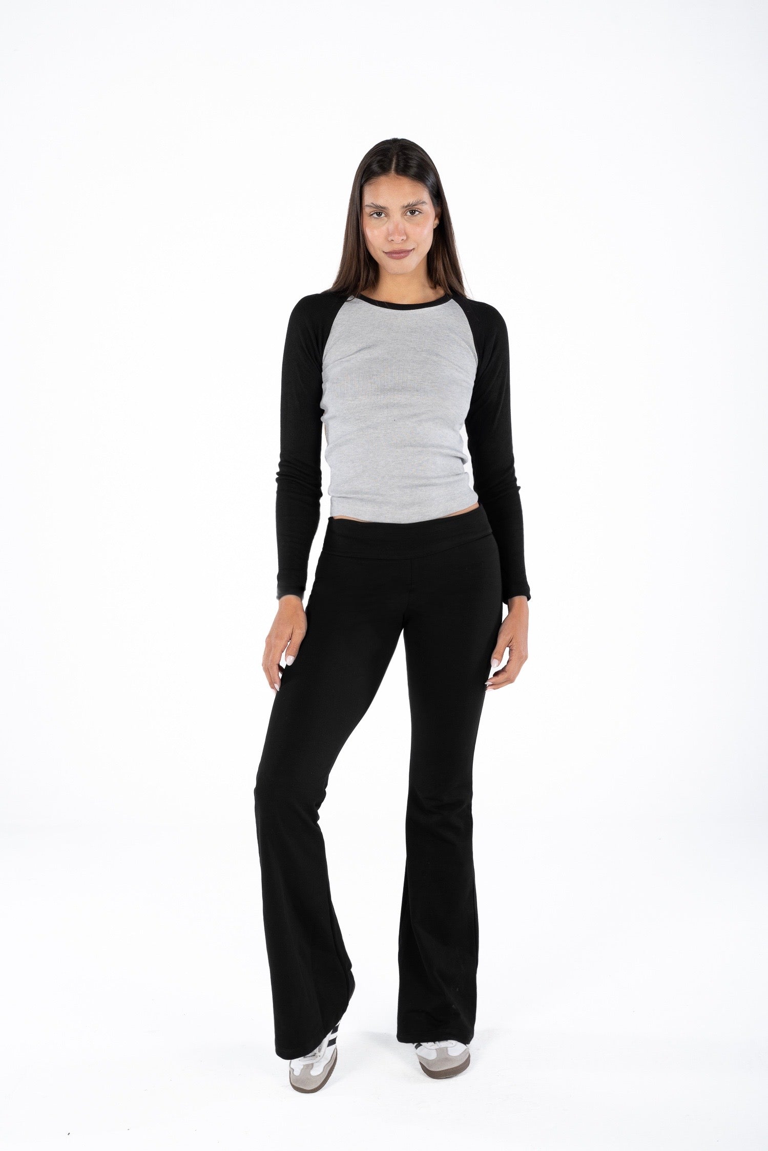 Black x Grey Baseball Long Sleeve