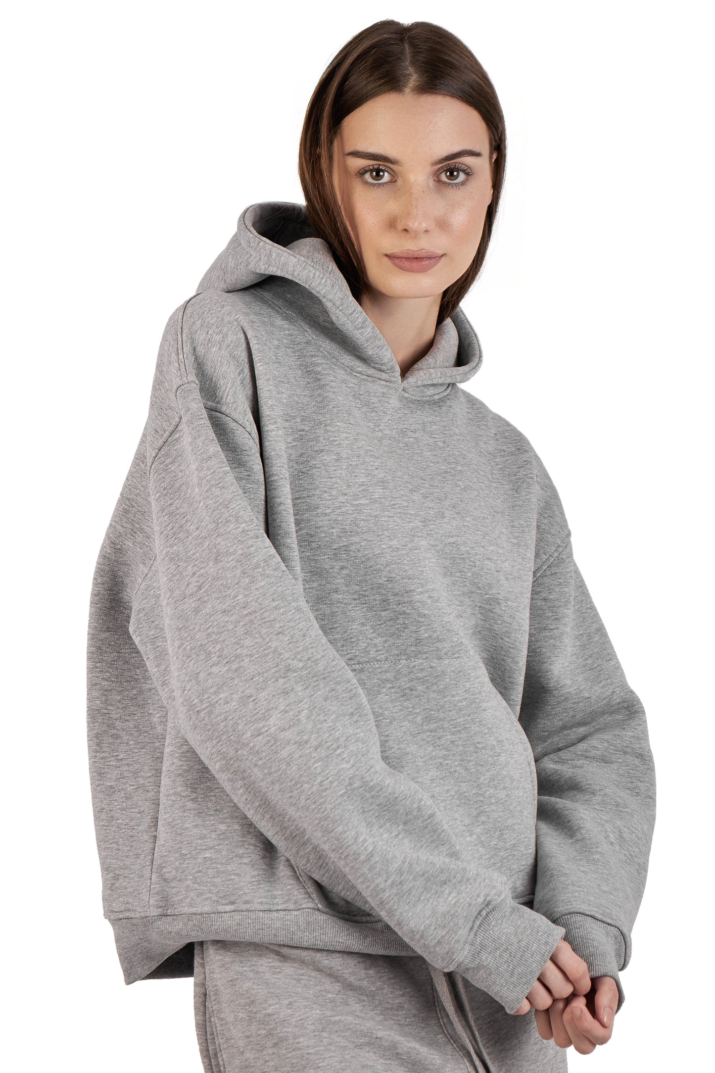 Grey star hoodie