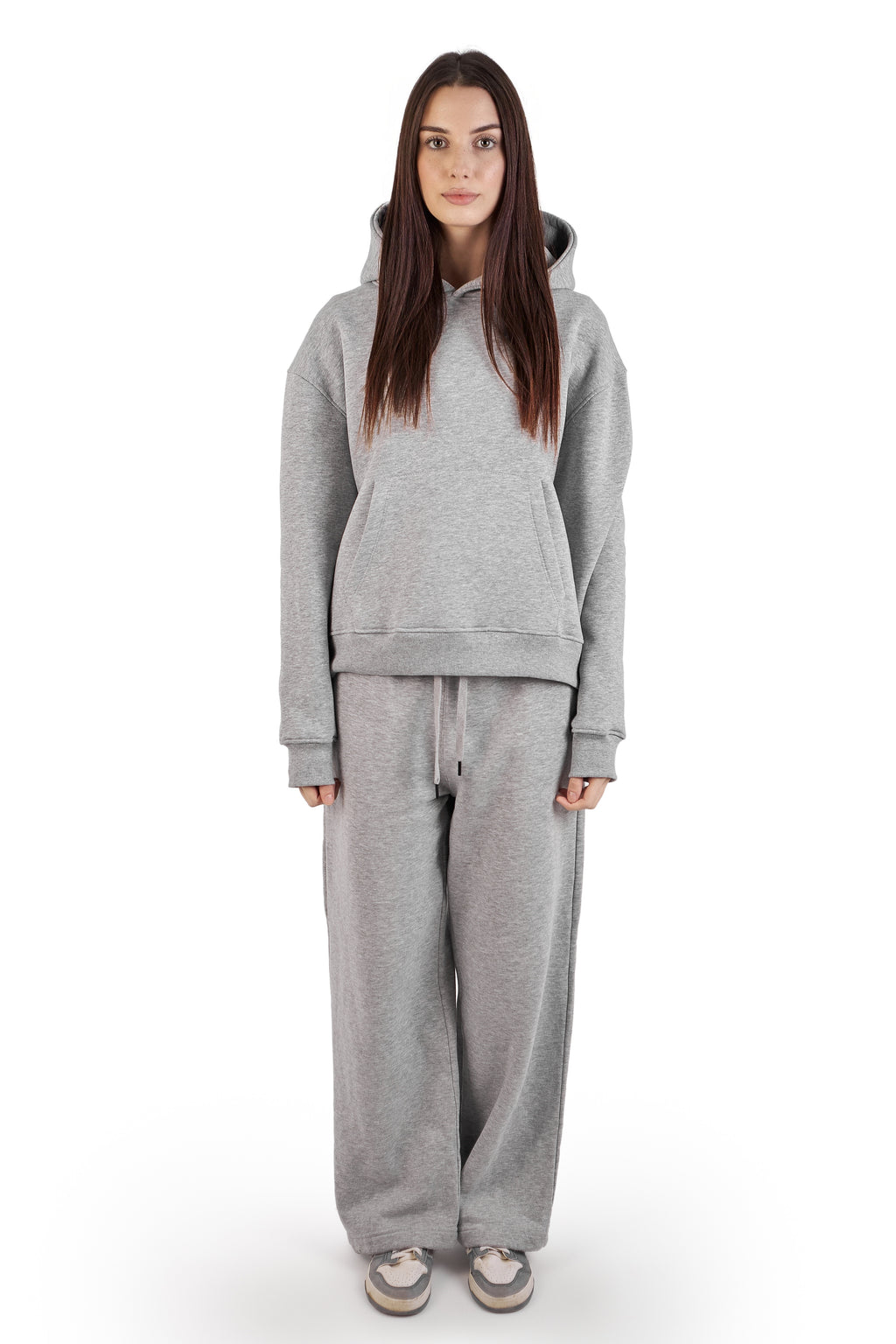 Grey star hoodie