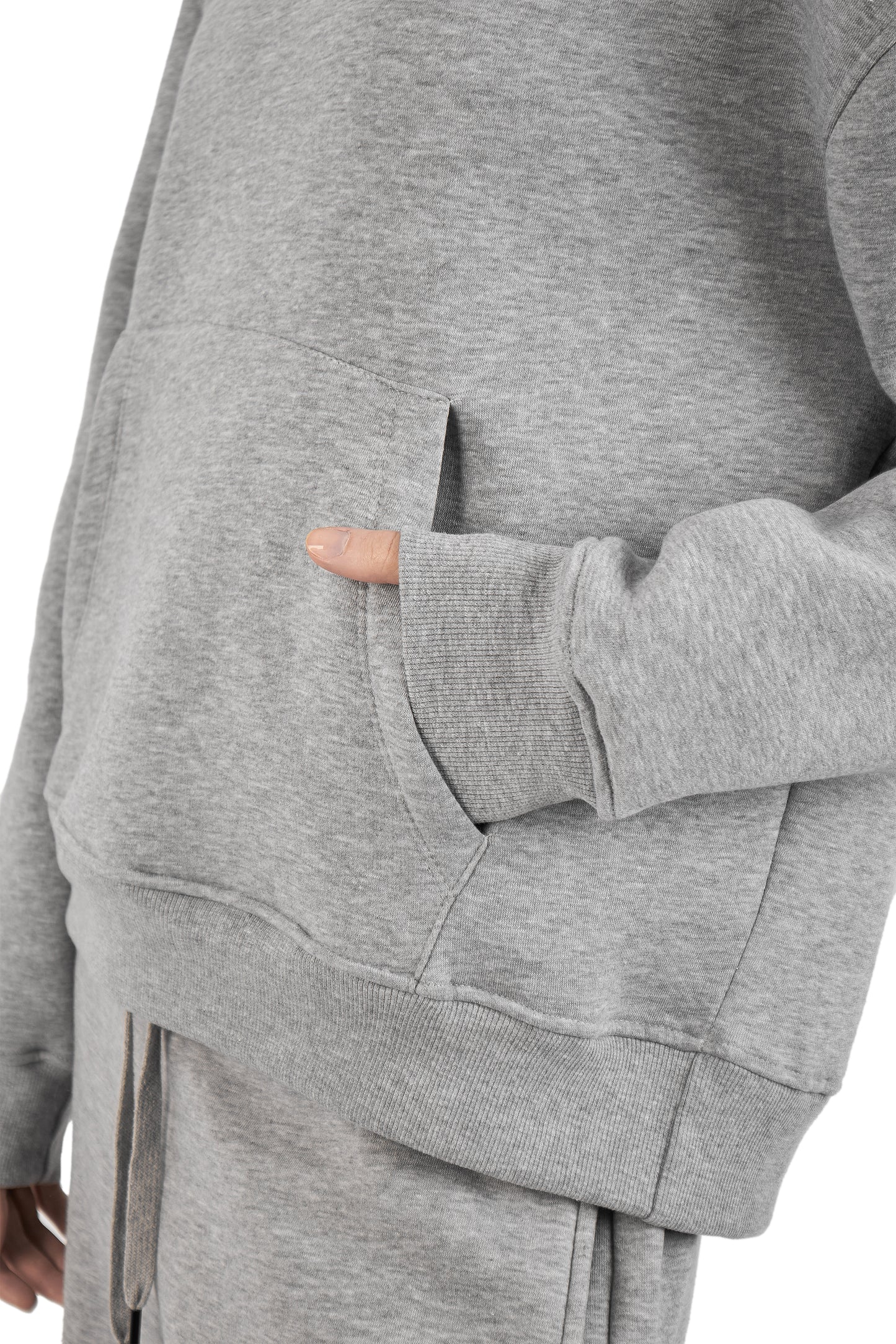 Grey star hoodie