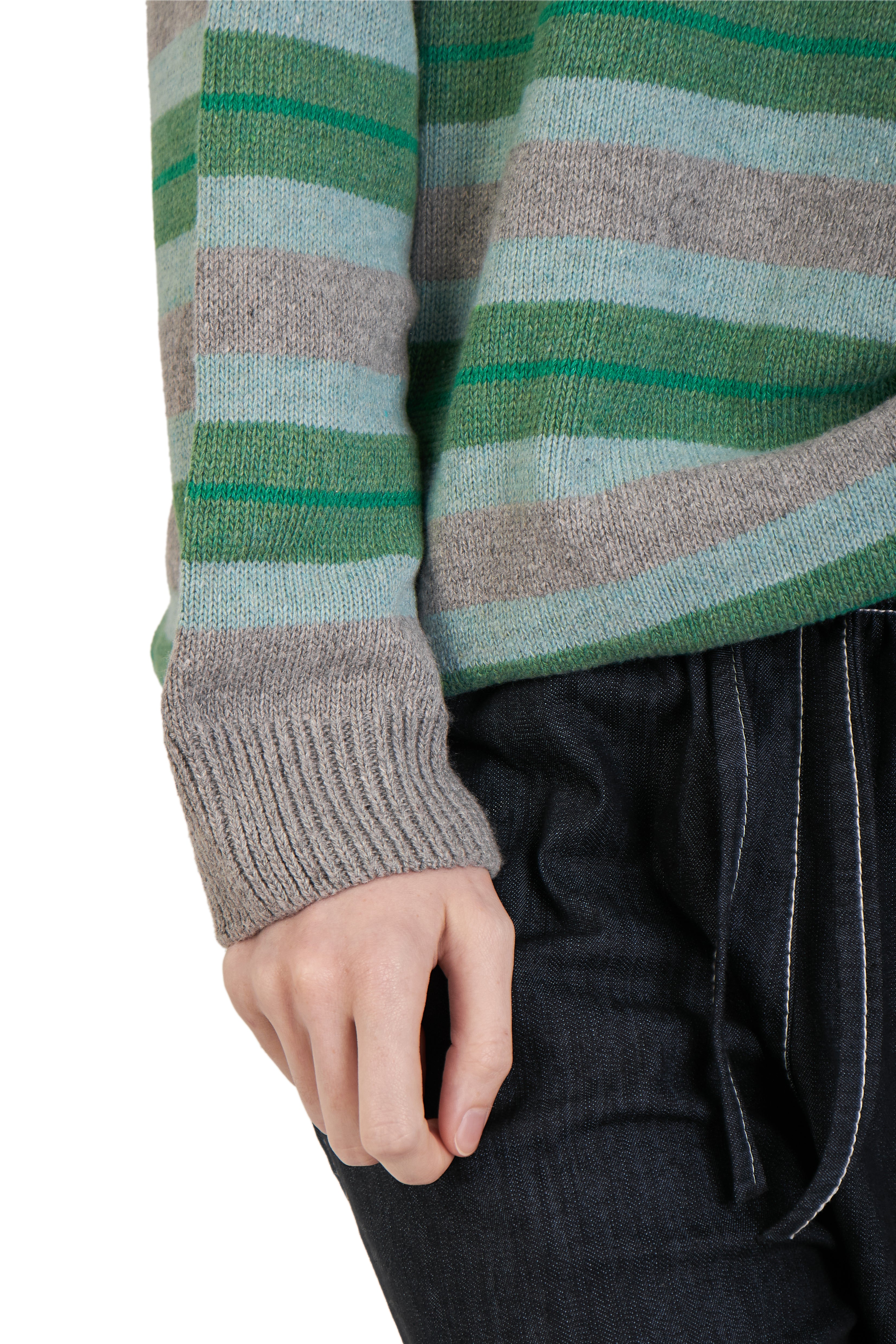 Striped Knit Sweater