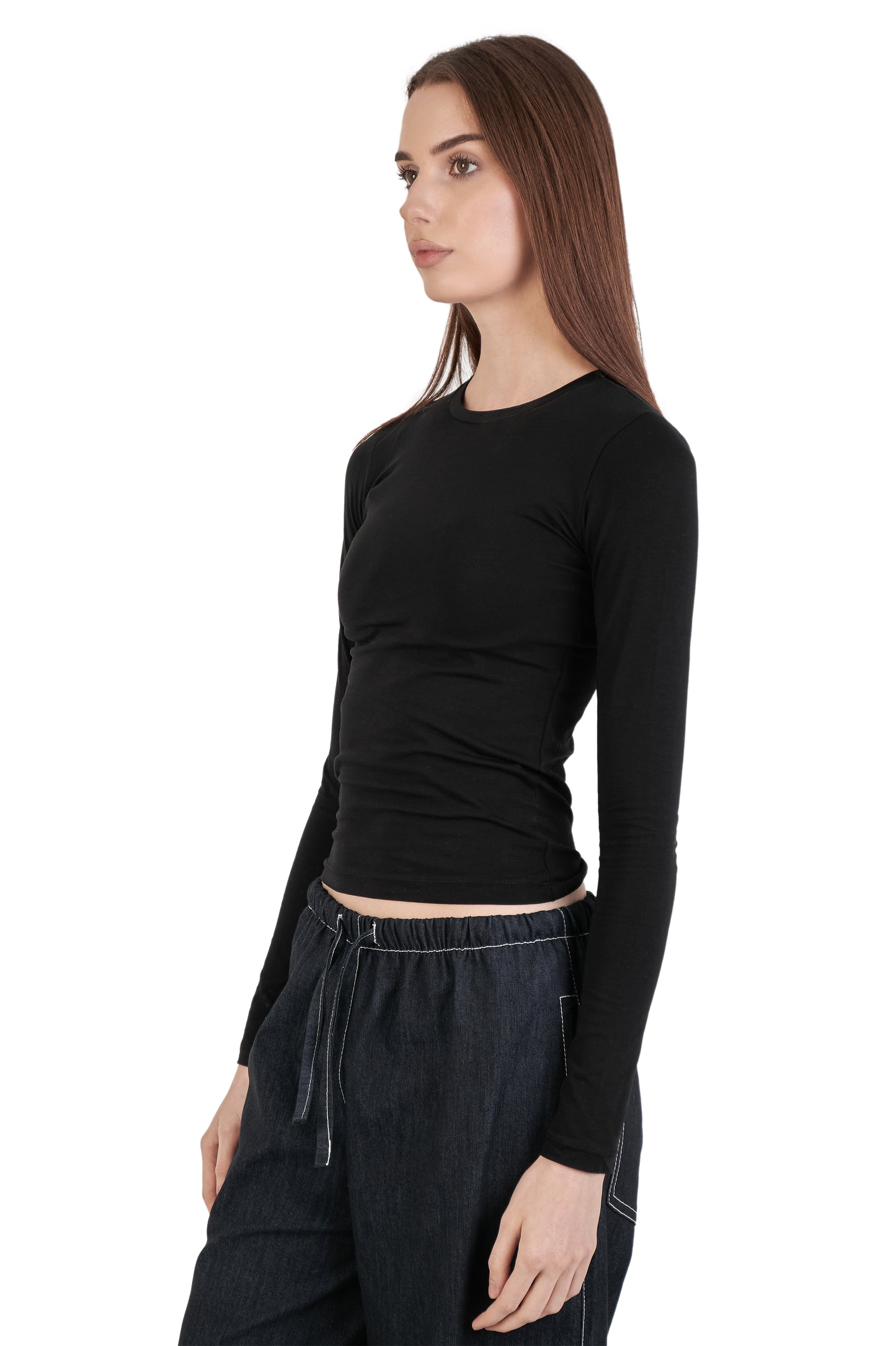 Black basic long sleeve