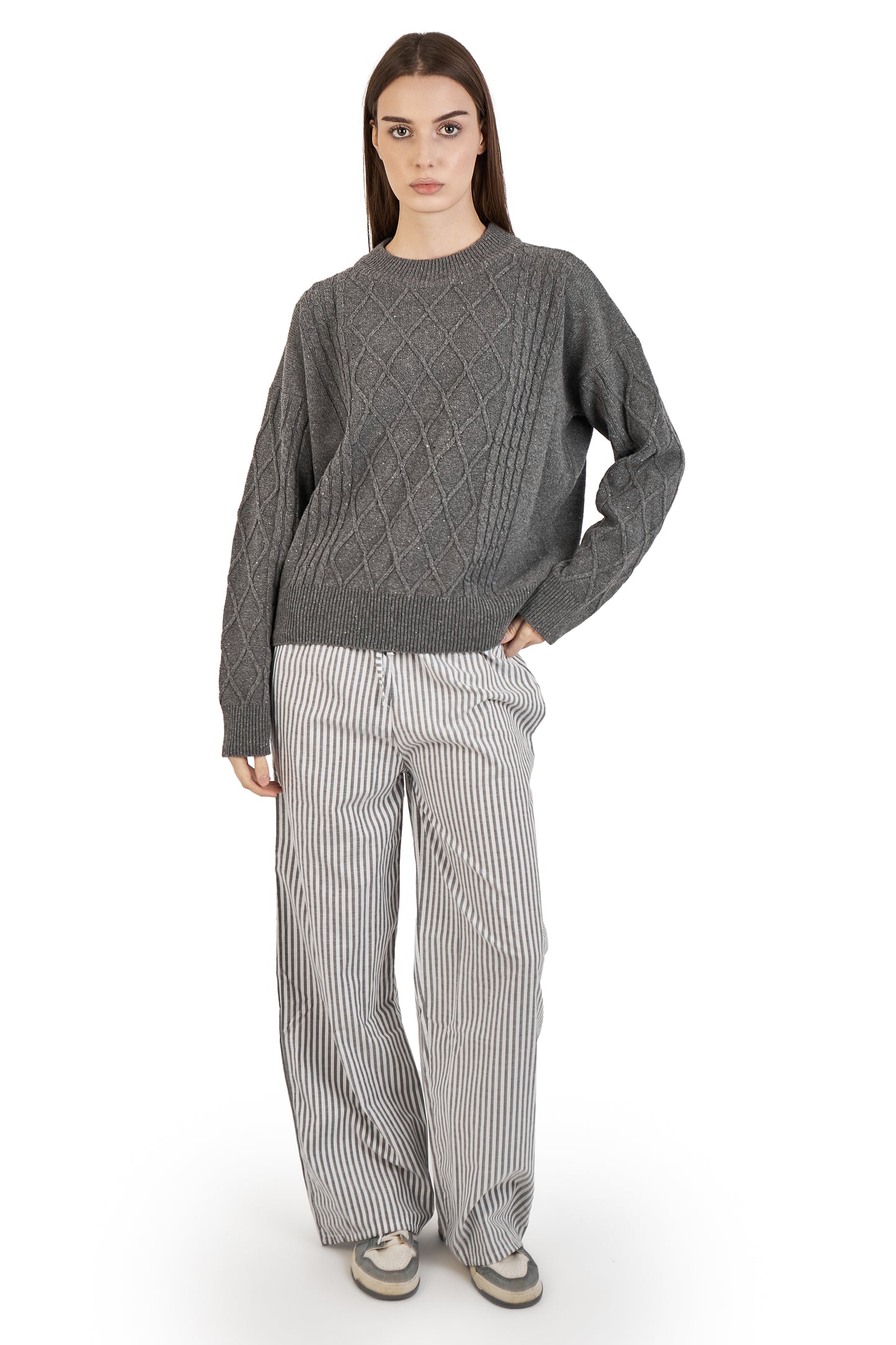 Grey scandi pants