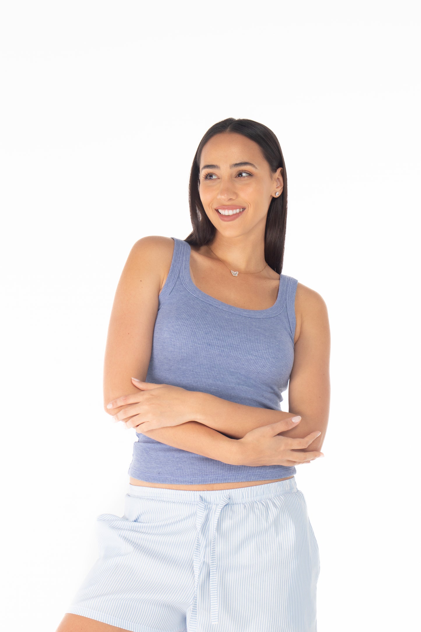 Blue tank top