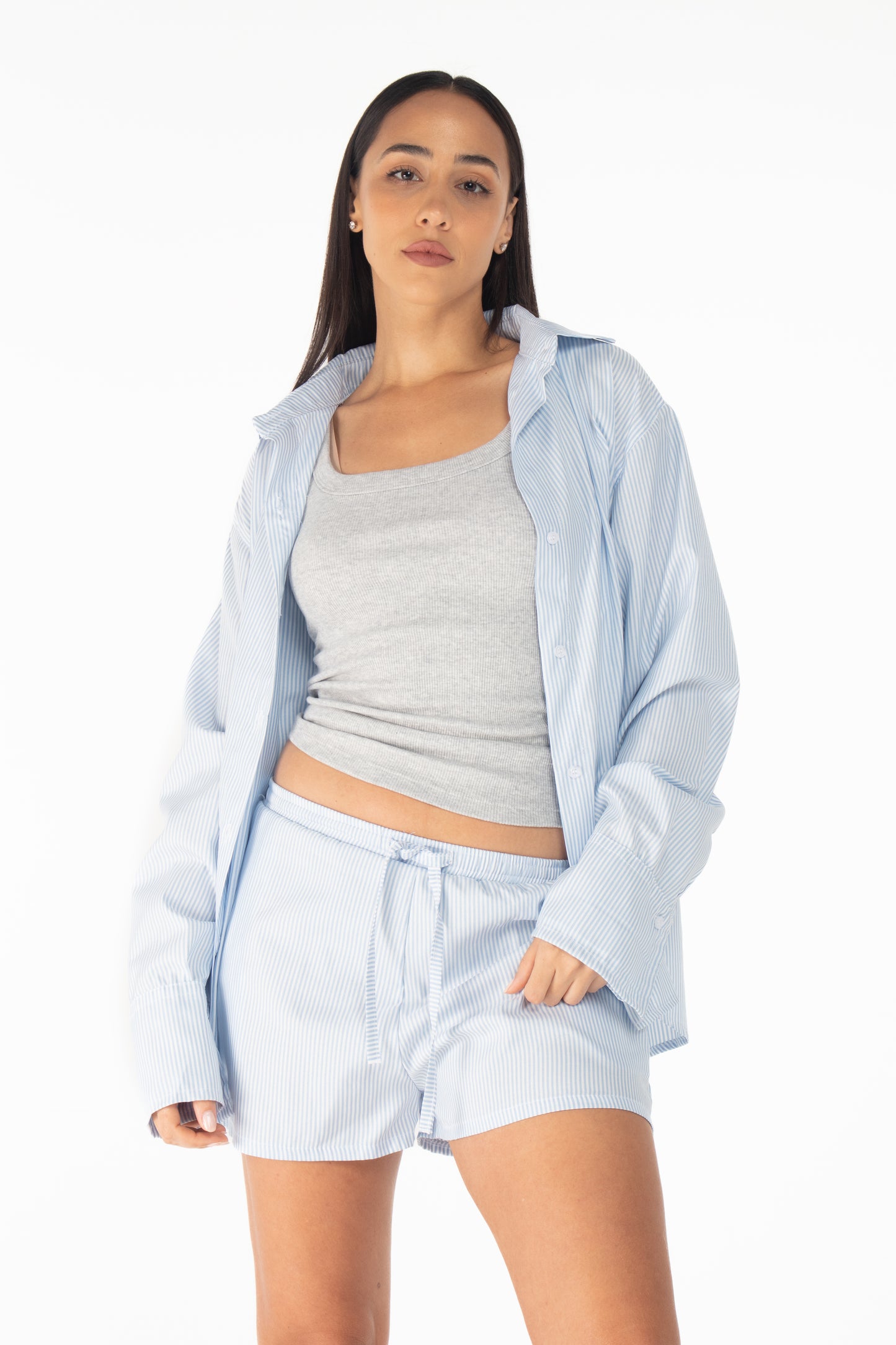 Scandi blue shorts