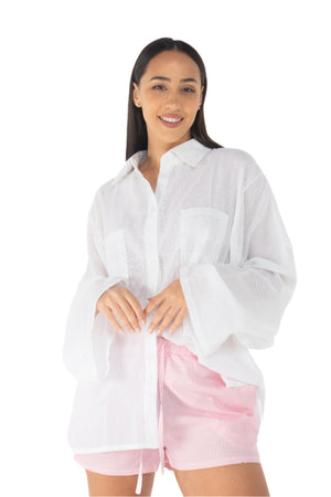 White Loose Shirt