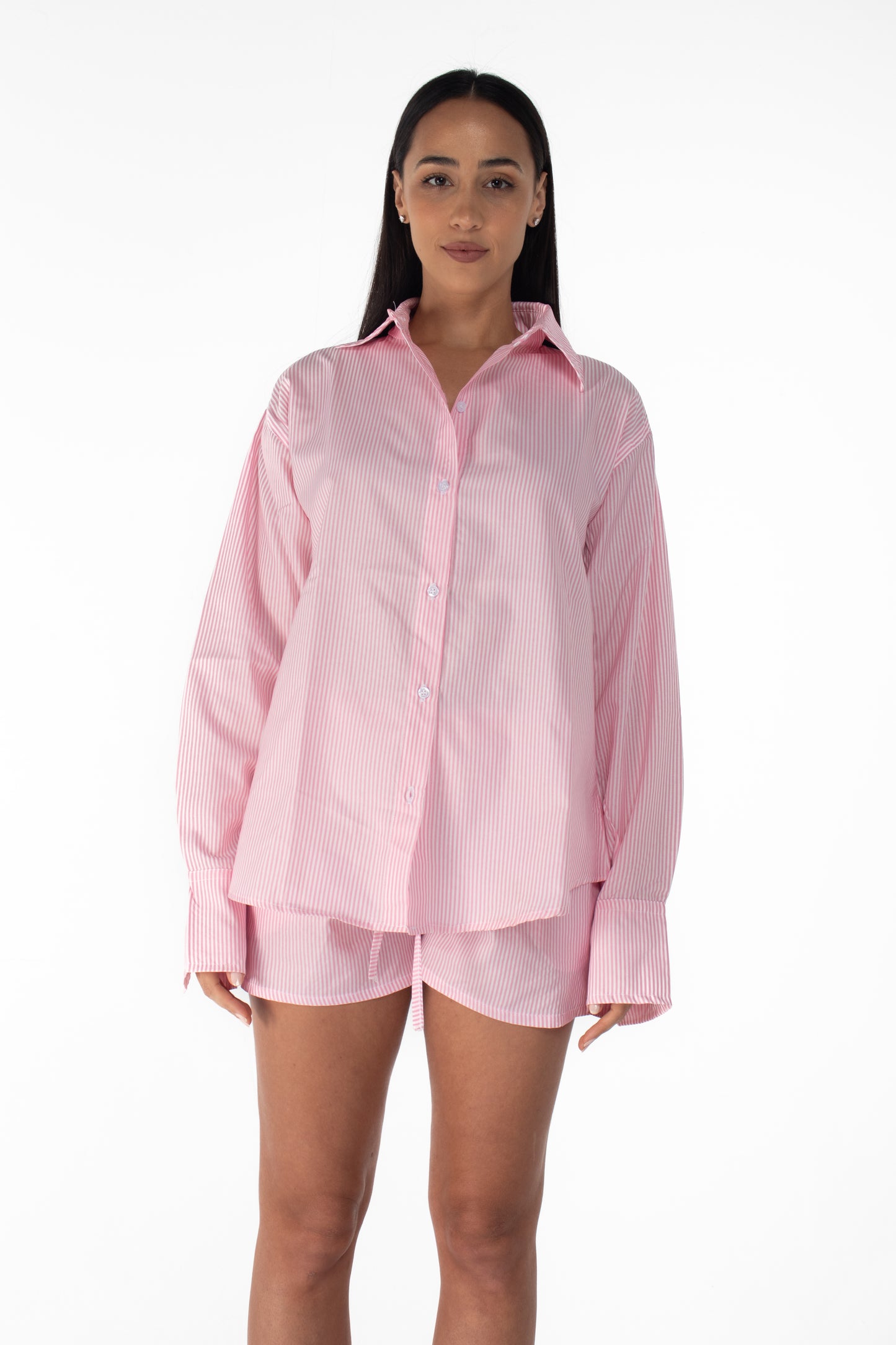 Scandi pink shirt