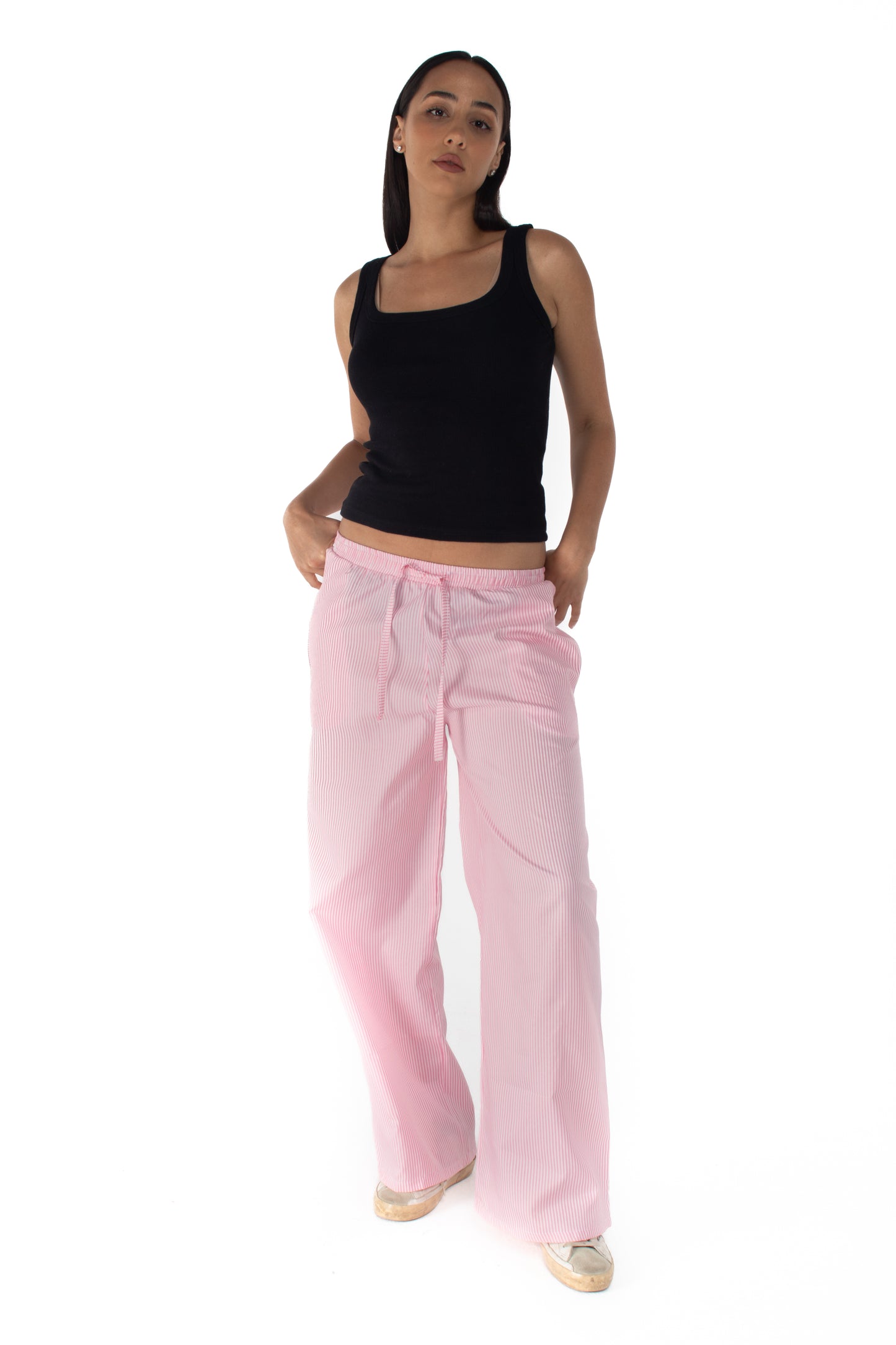 Scandi pink pants