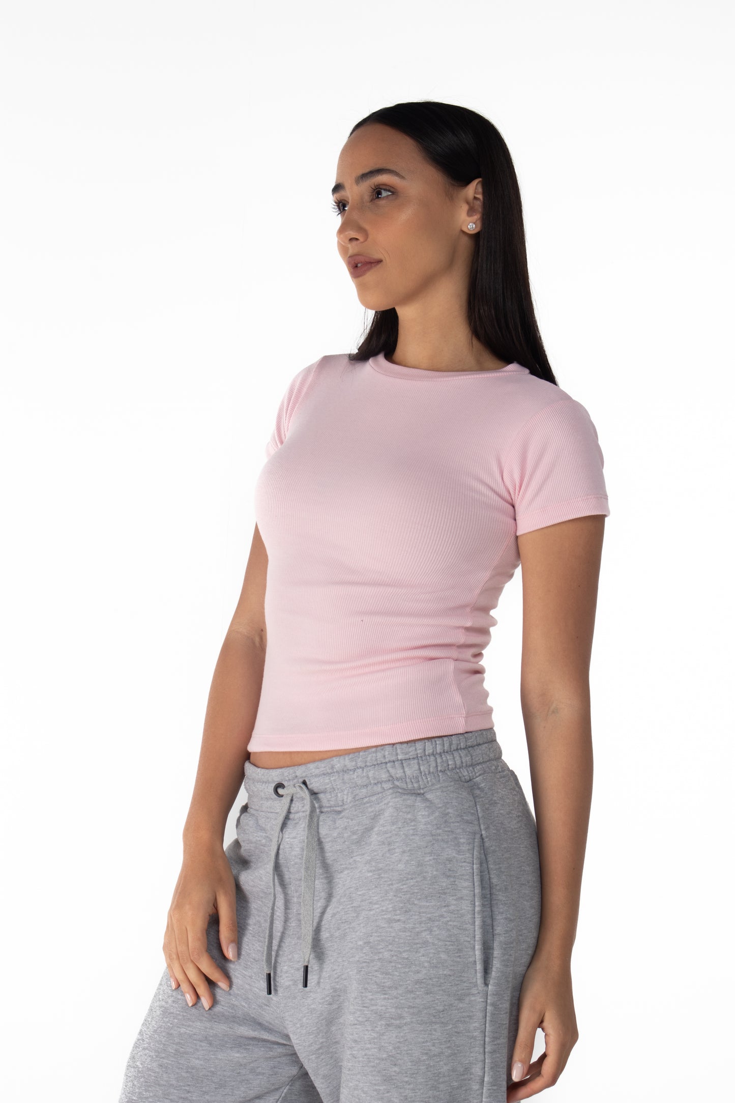 Pink basic top