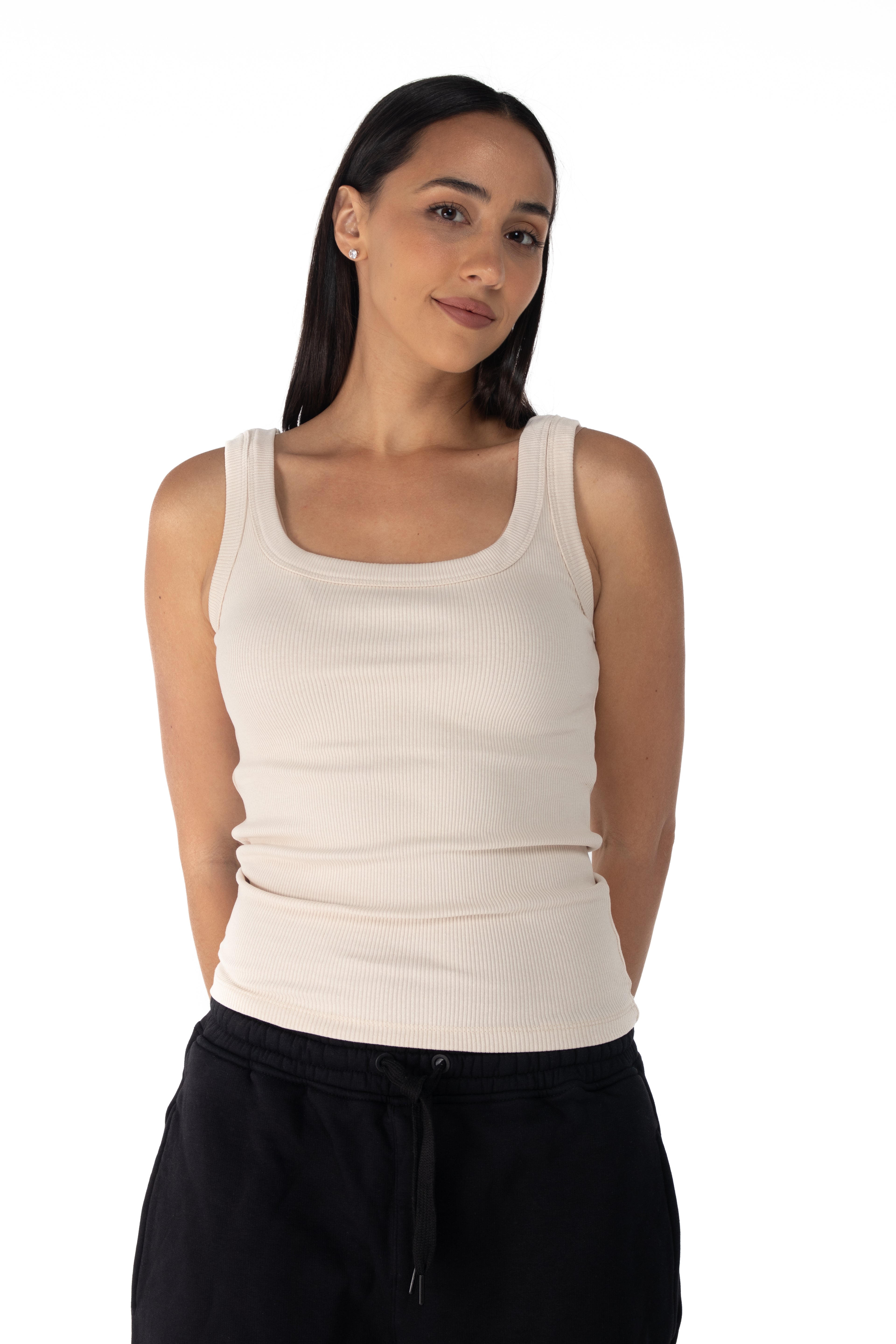 Beige Tank Top