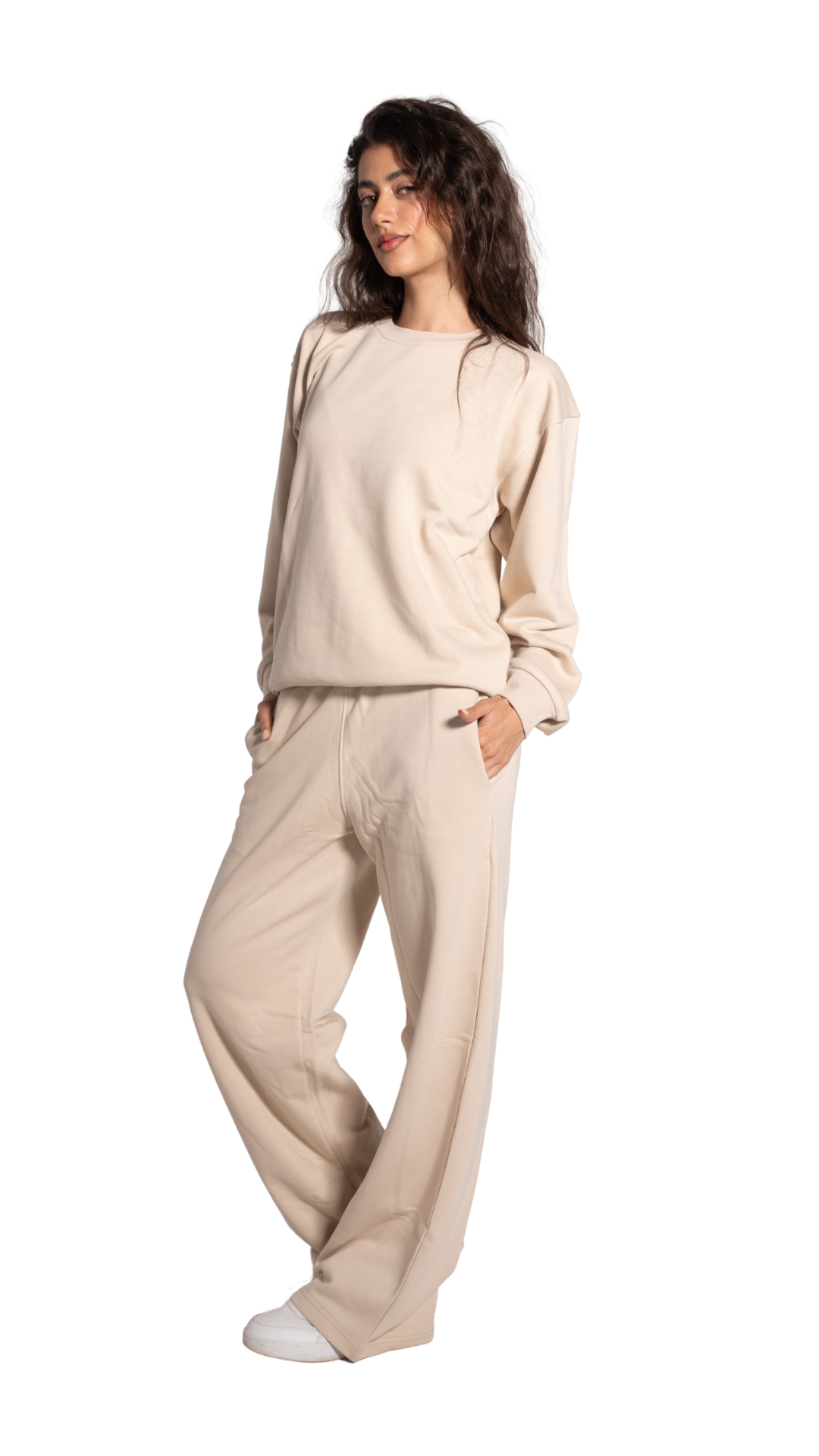 Beige Sweatpants