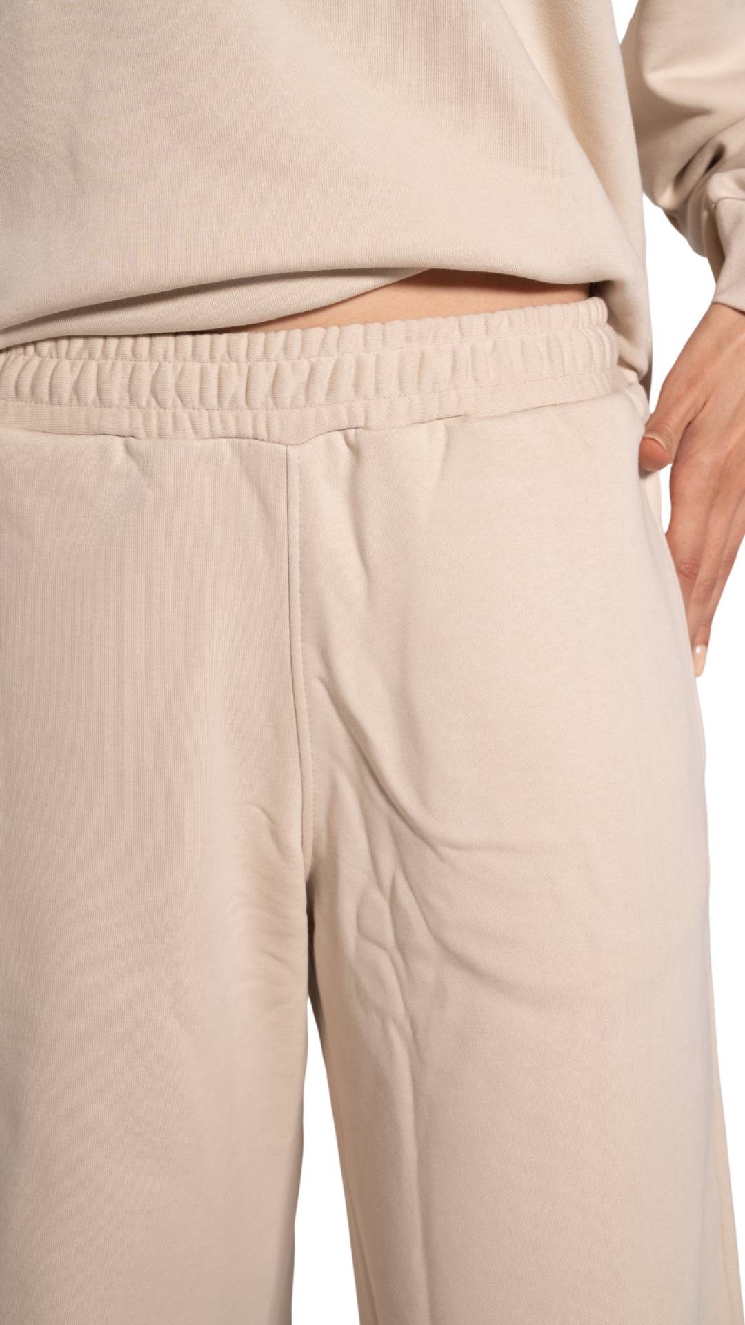 Beige Sweatpants