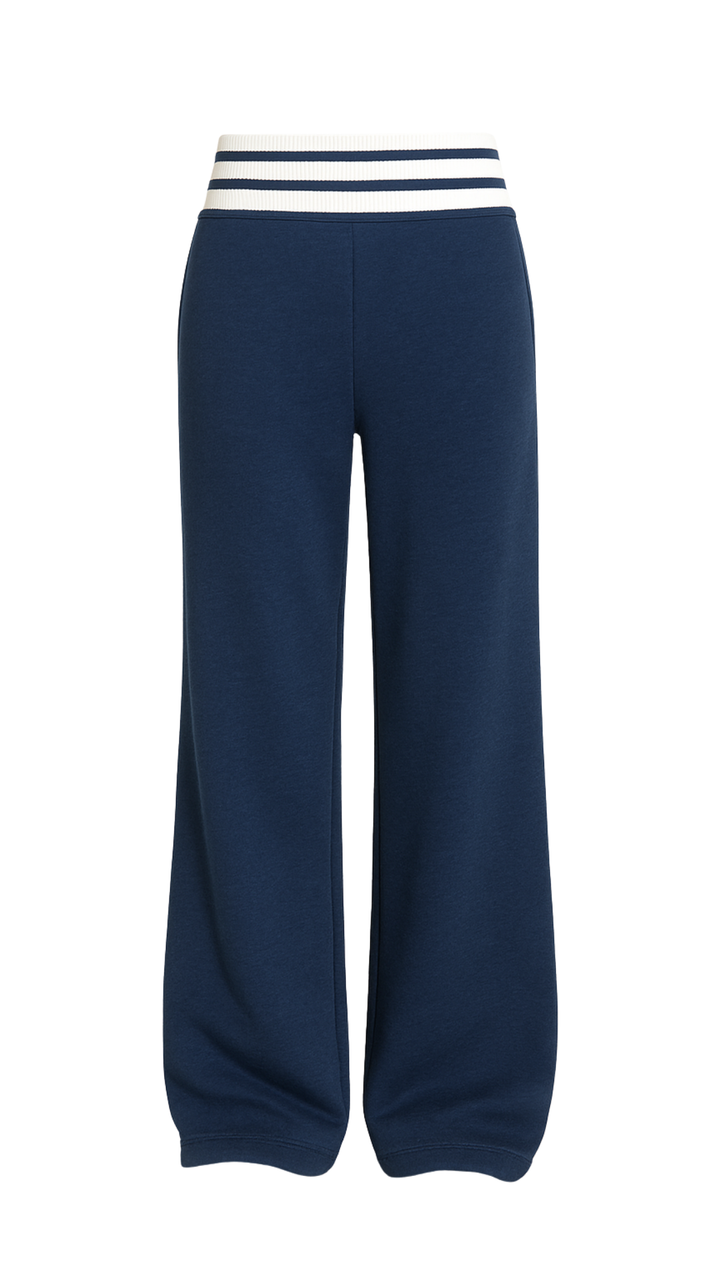 Navy Waist Sweatpants