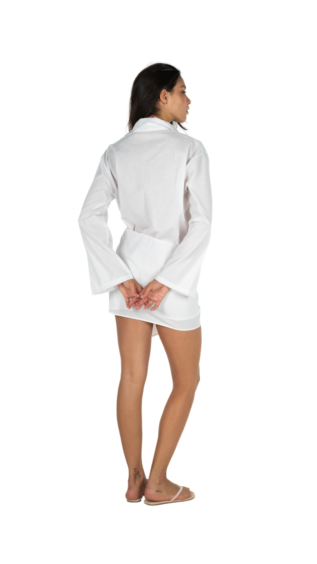 White wrap coverup