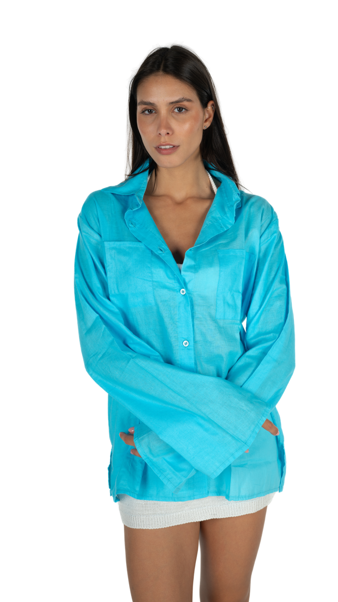 Blue Loose Shirt 02