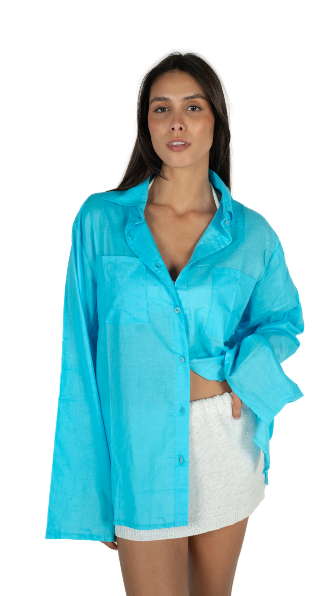 Blue Loose Shirt 02