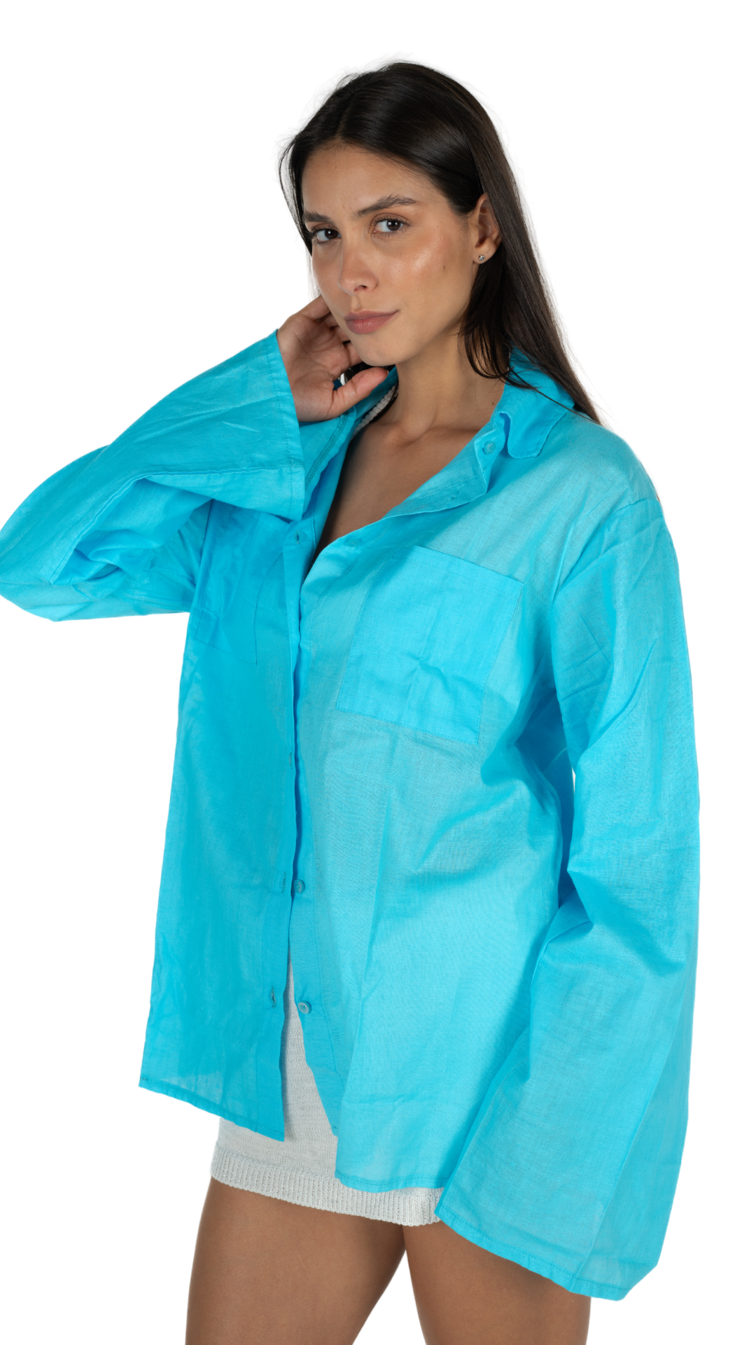Blue Loose Shirt 02