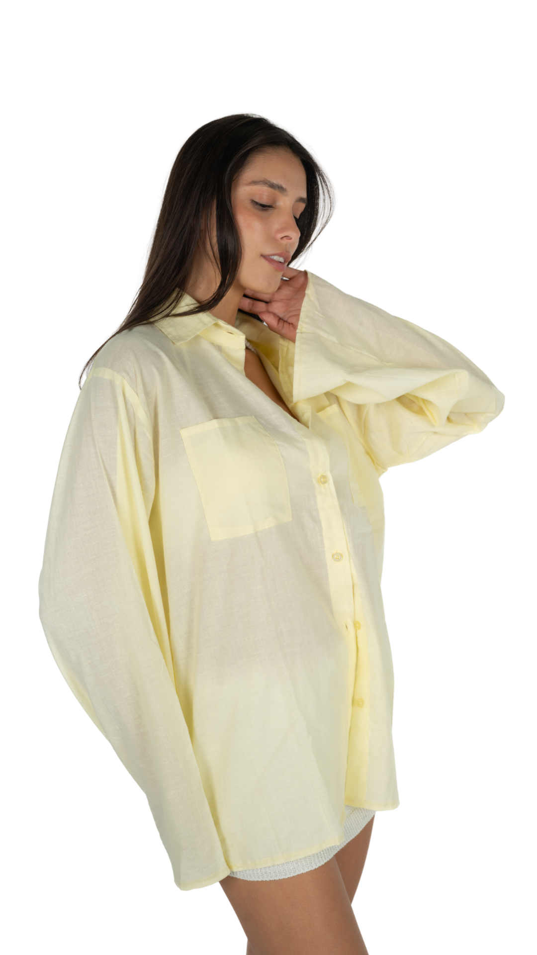 Butter Yellow Loose Shirt