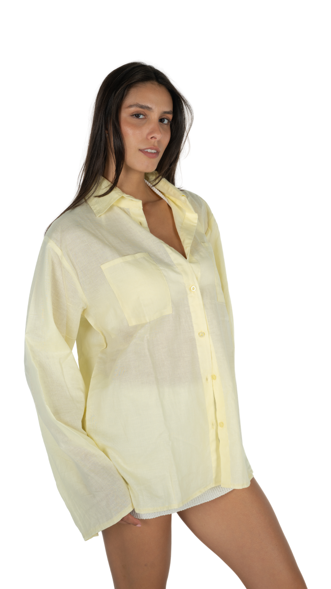 Butter Yellow Loose Shirt