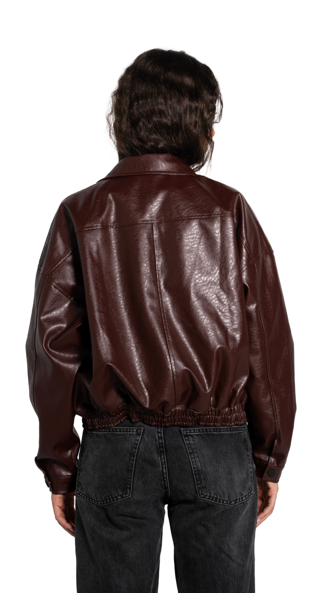 Burgundy Leather Jacket