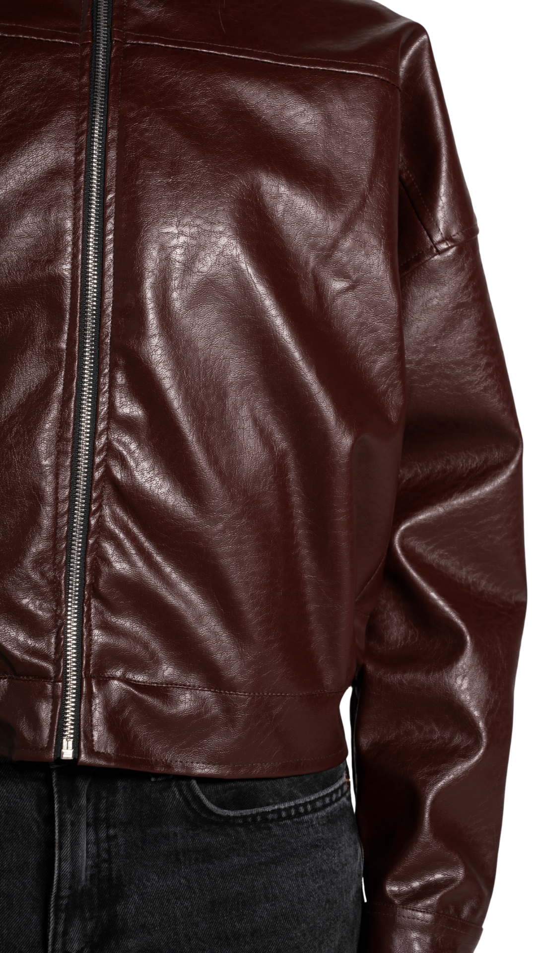 Burgundy Leather Jacket