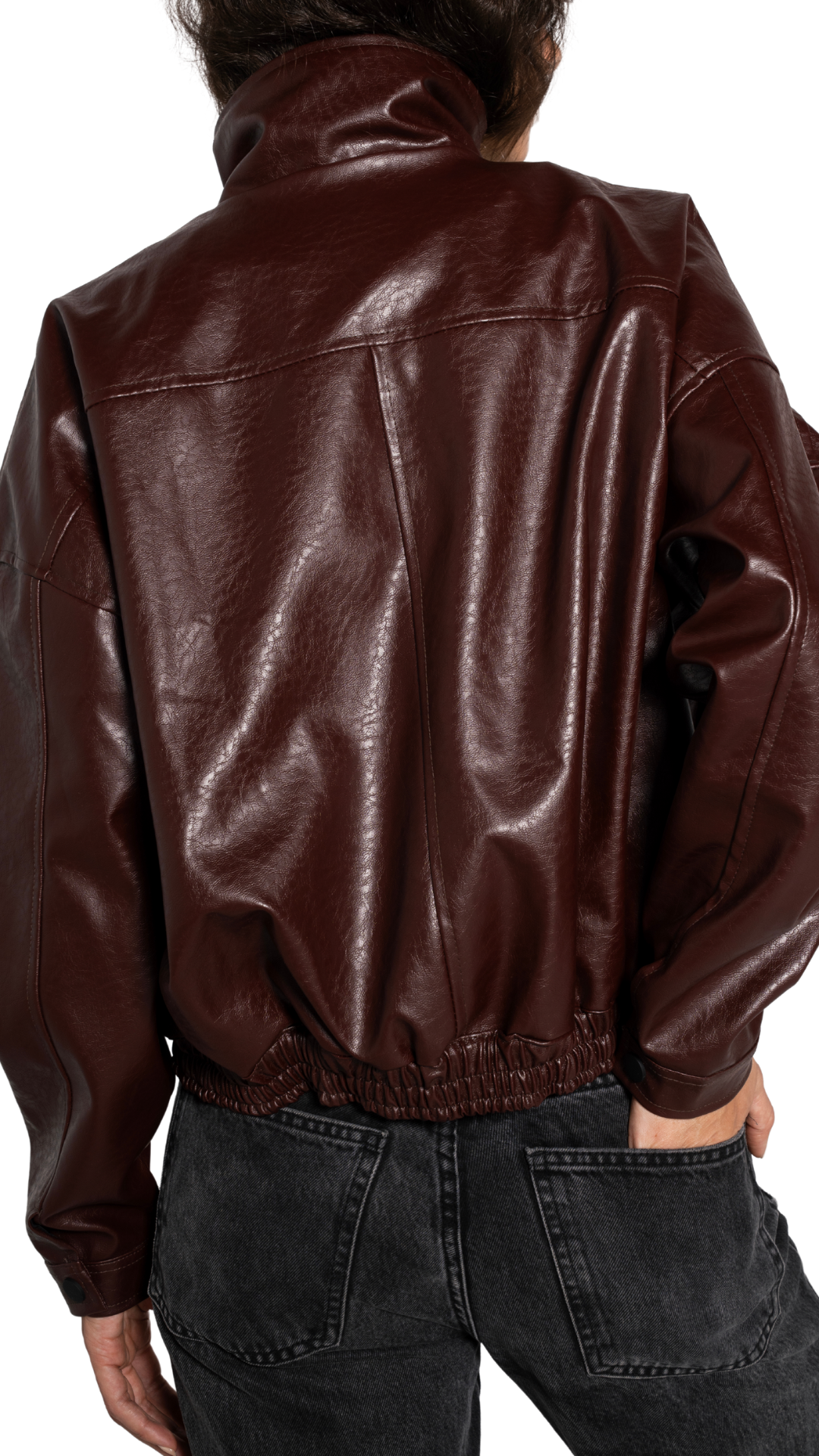 Burgundy Leather Jacket