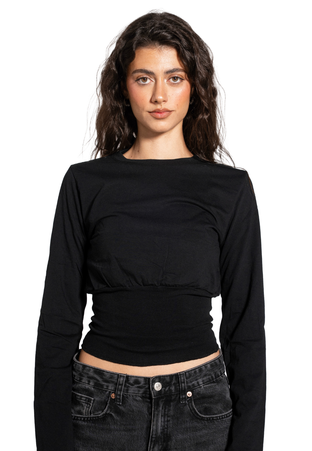 Black Corset Long Sleeve