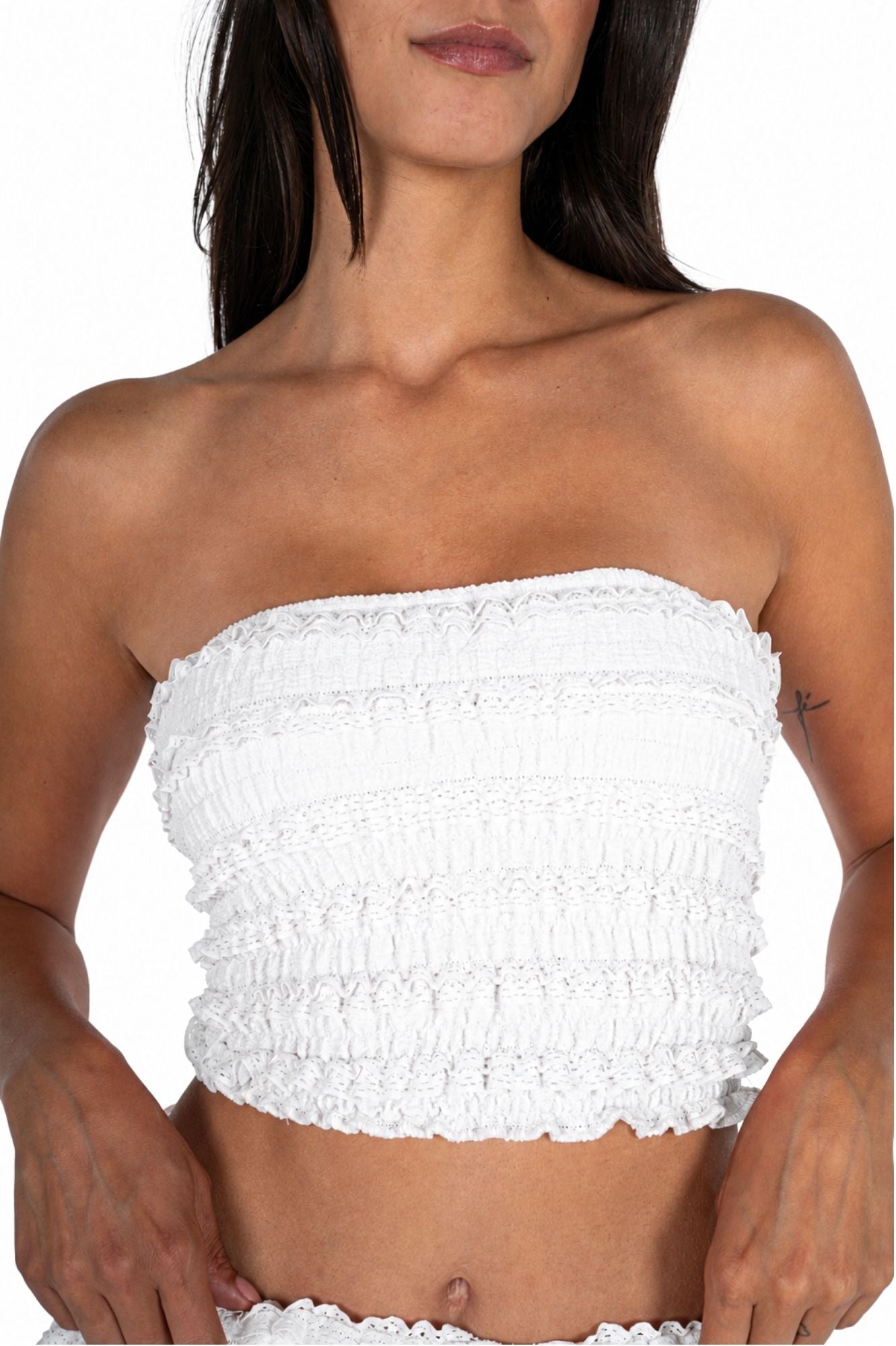 Ruffles White Set