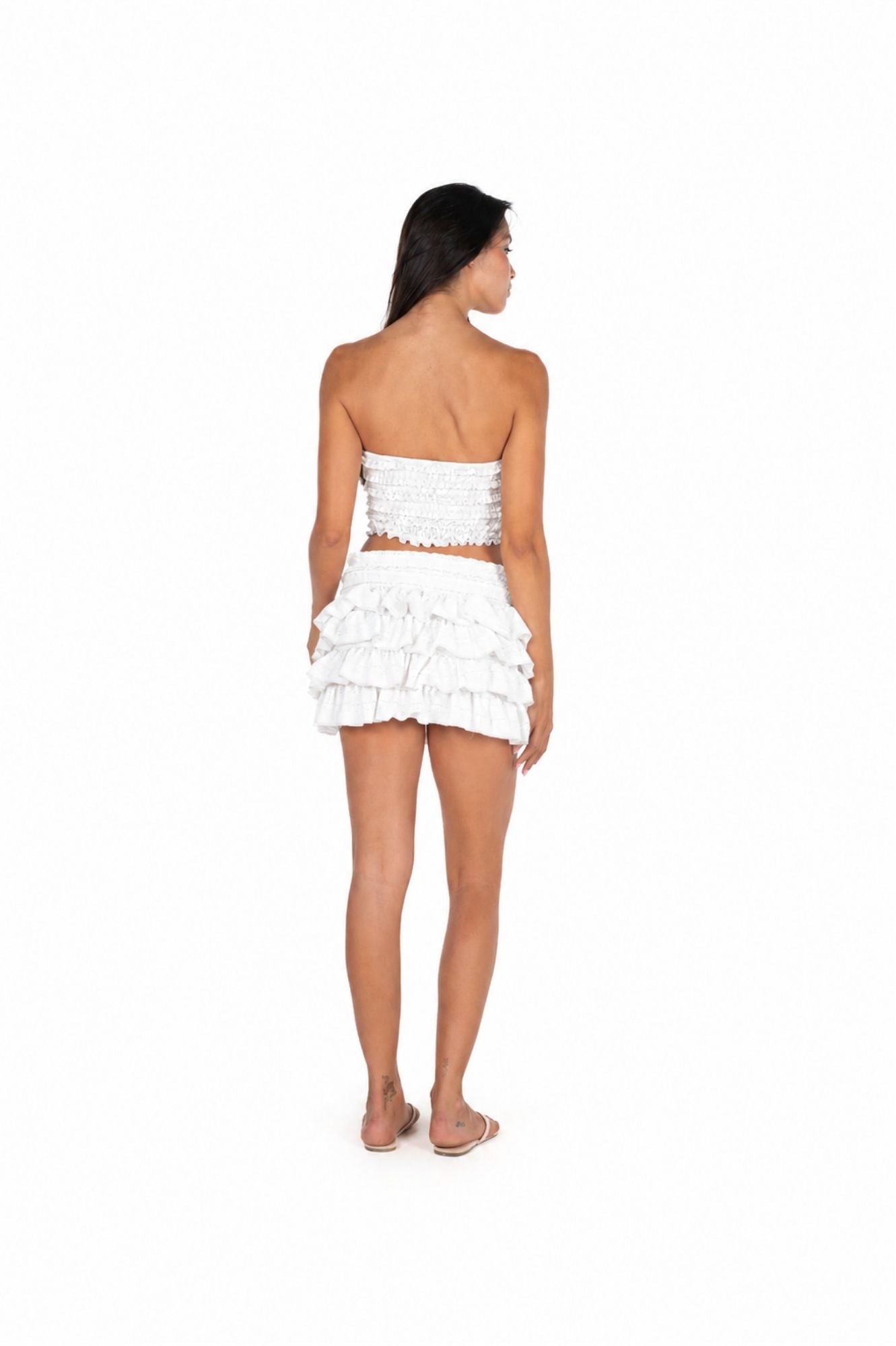 Ruffles White Set